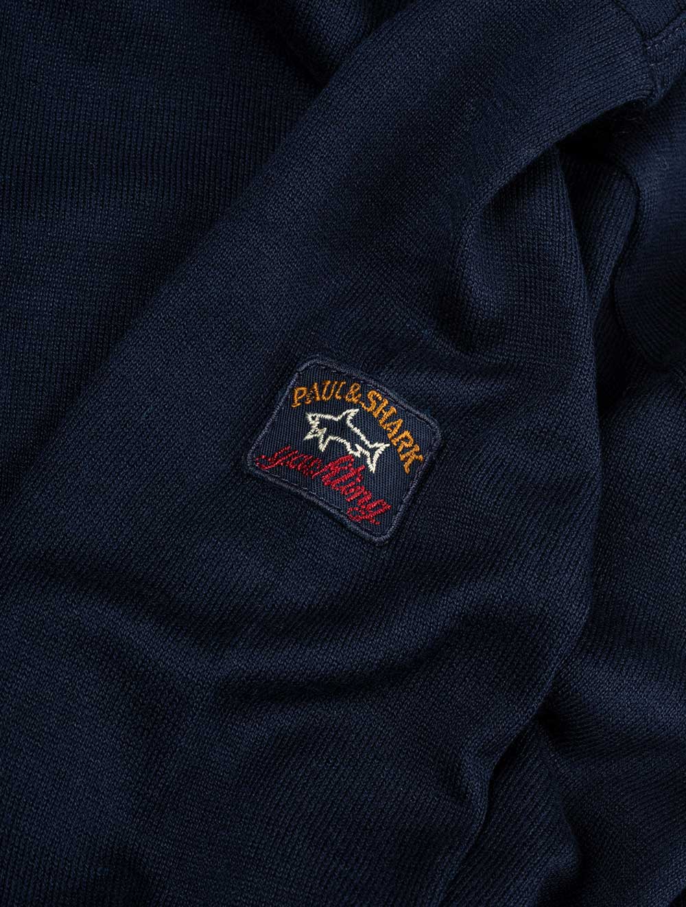 Paul And Shark Crew Neck Jumper Navy AI3