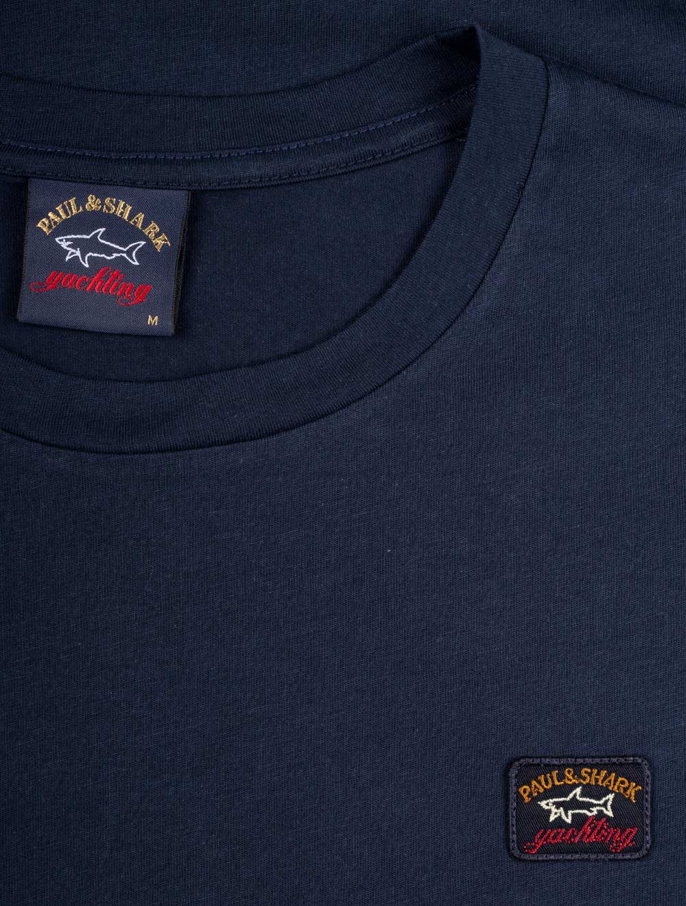 Paul And Shark Round Neck Tshirt Navy AI3