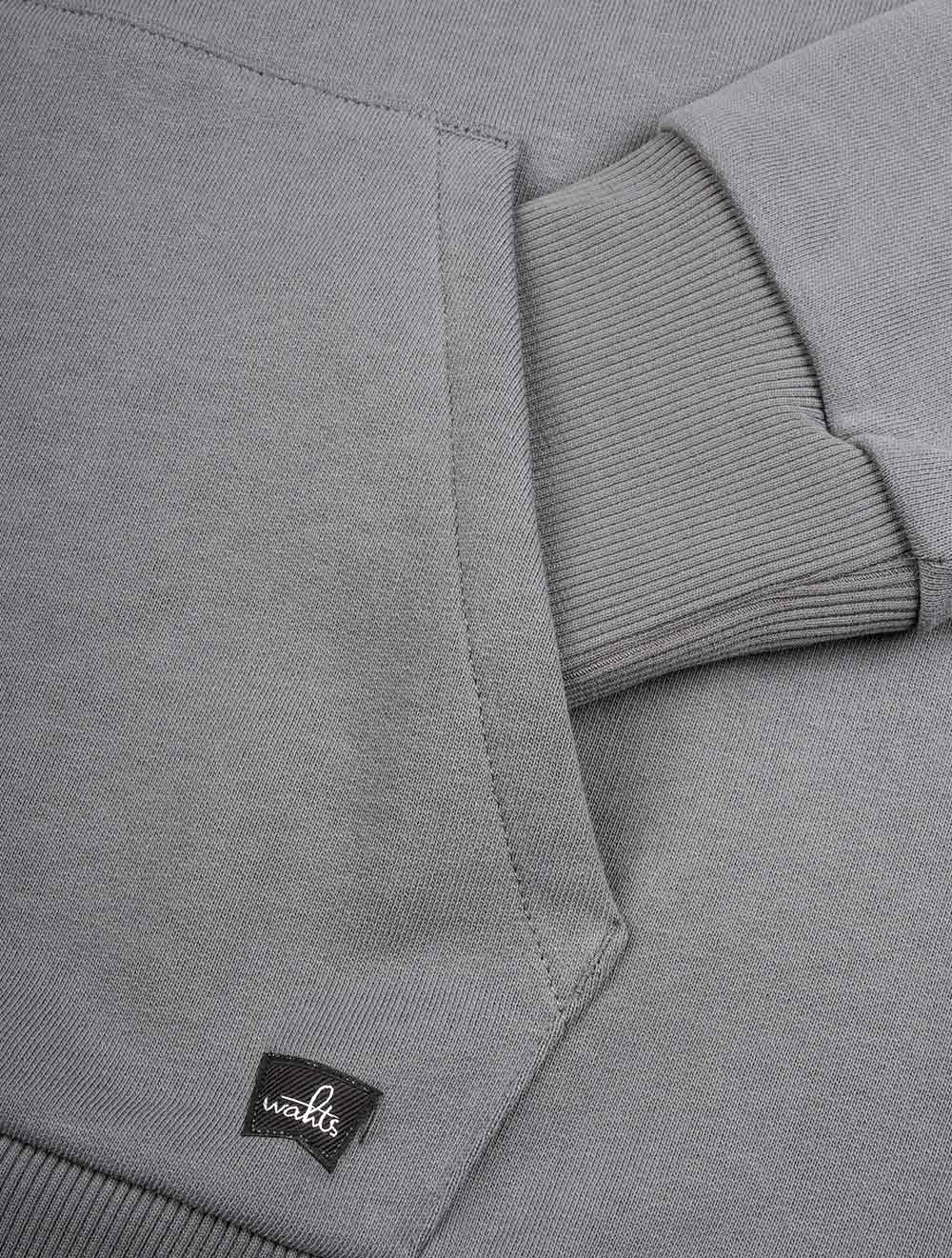 Wahts Vance Hooded Sweatshirt Mid Grey AI2