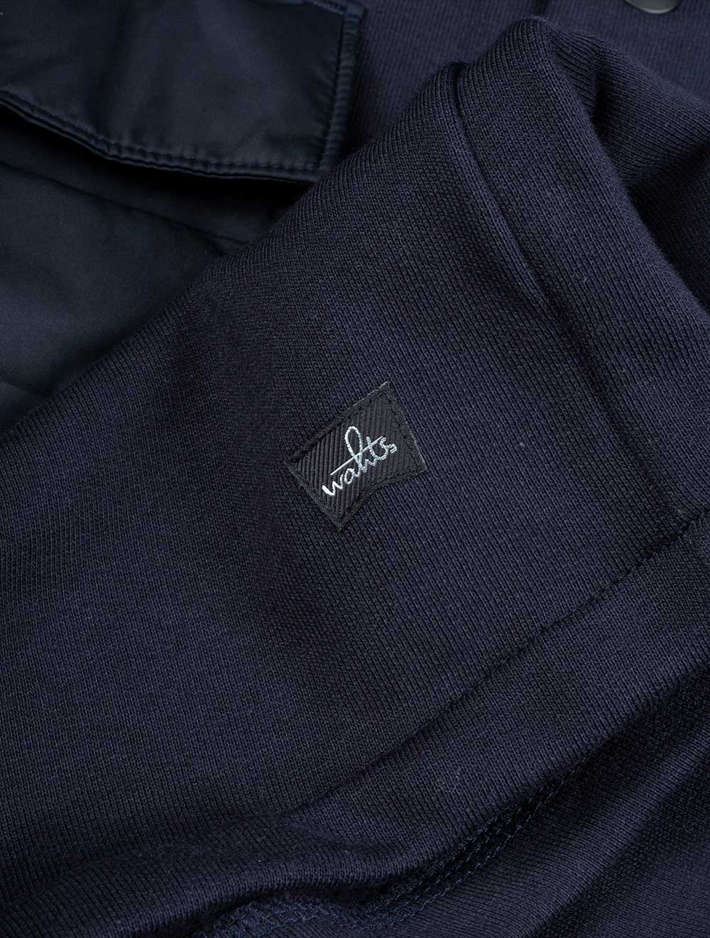 Wahts Patton Sweat Shirt Jacket Dark Navy AI3