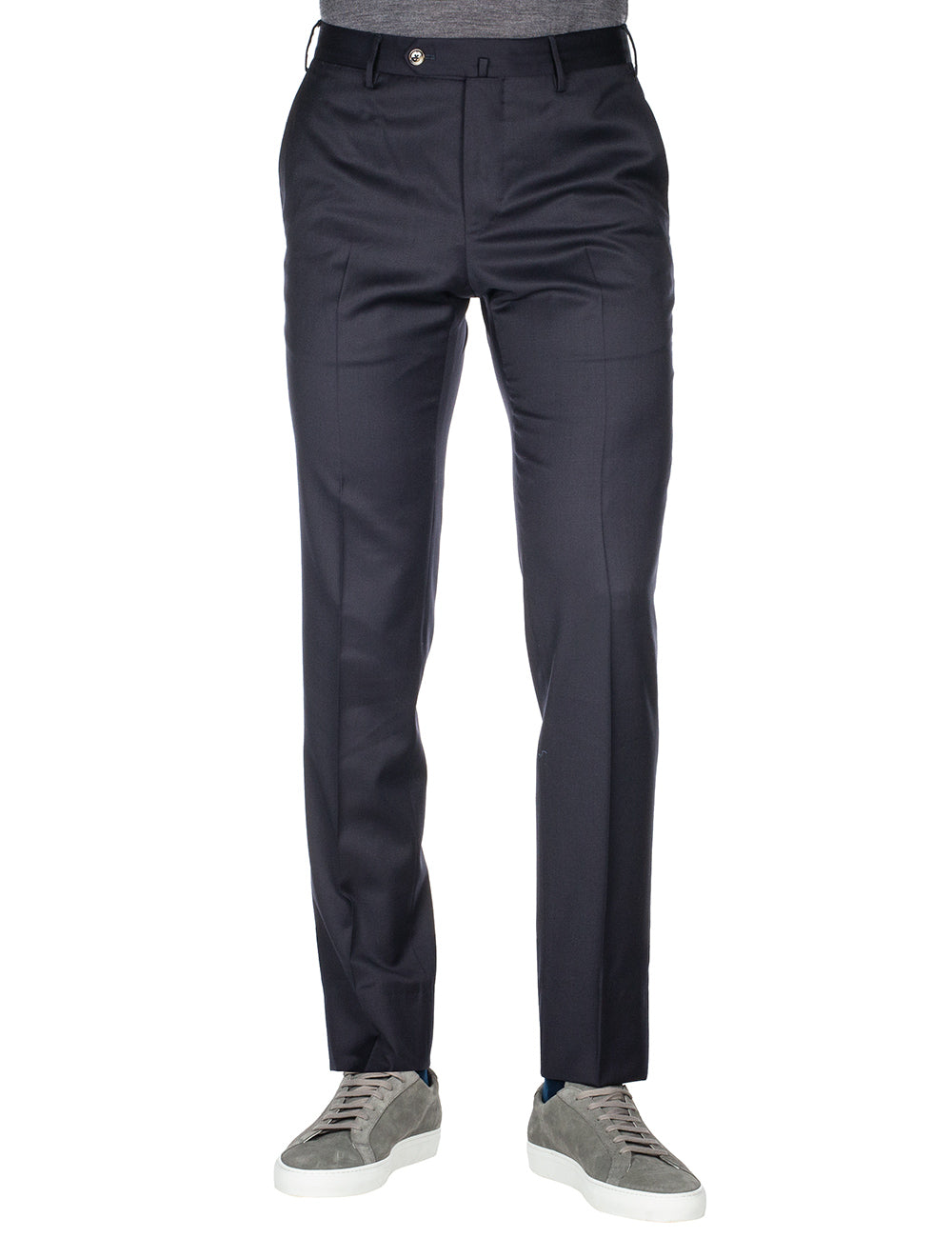 Pt01 Deluxe Comfort Fabric Tailored Trousers Navy MI