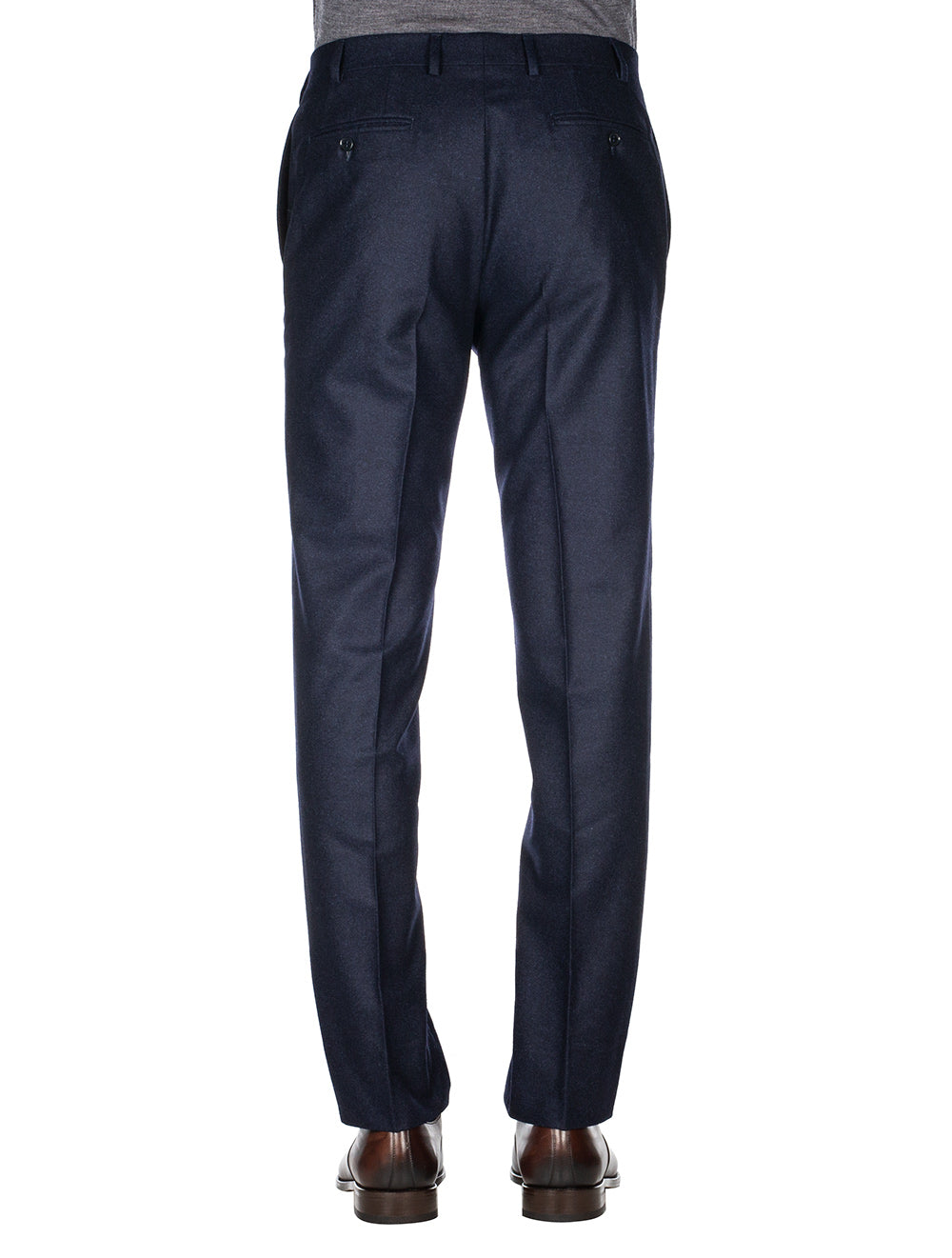 Canali Flannel Trousers Blue AI1