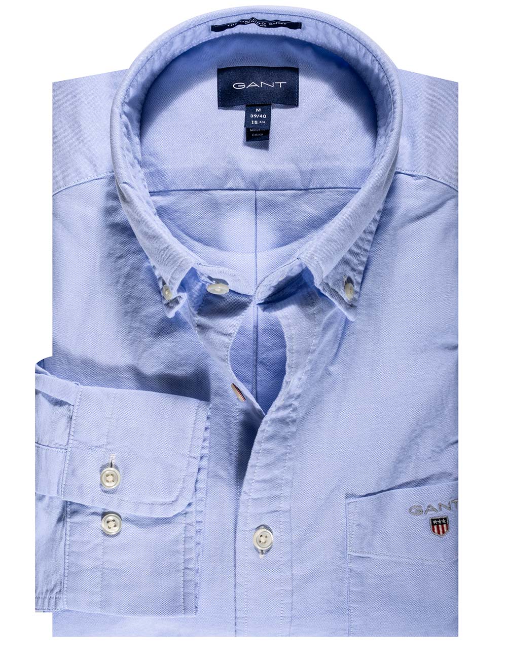 Gant Regular Fit Oxford Shirt Capri Blue MI