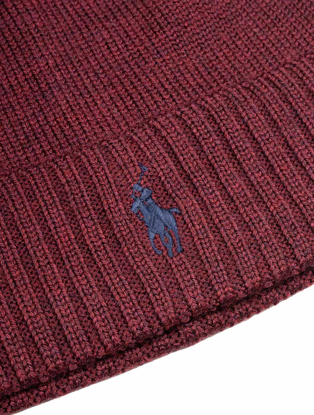 Ralph Lauren Merino Wool Hat Wine AI1