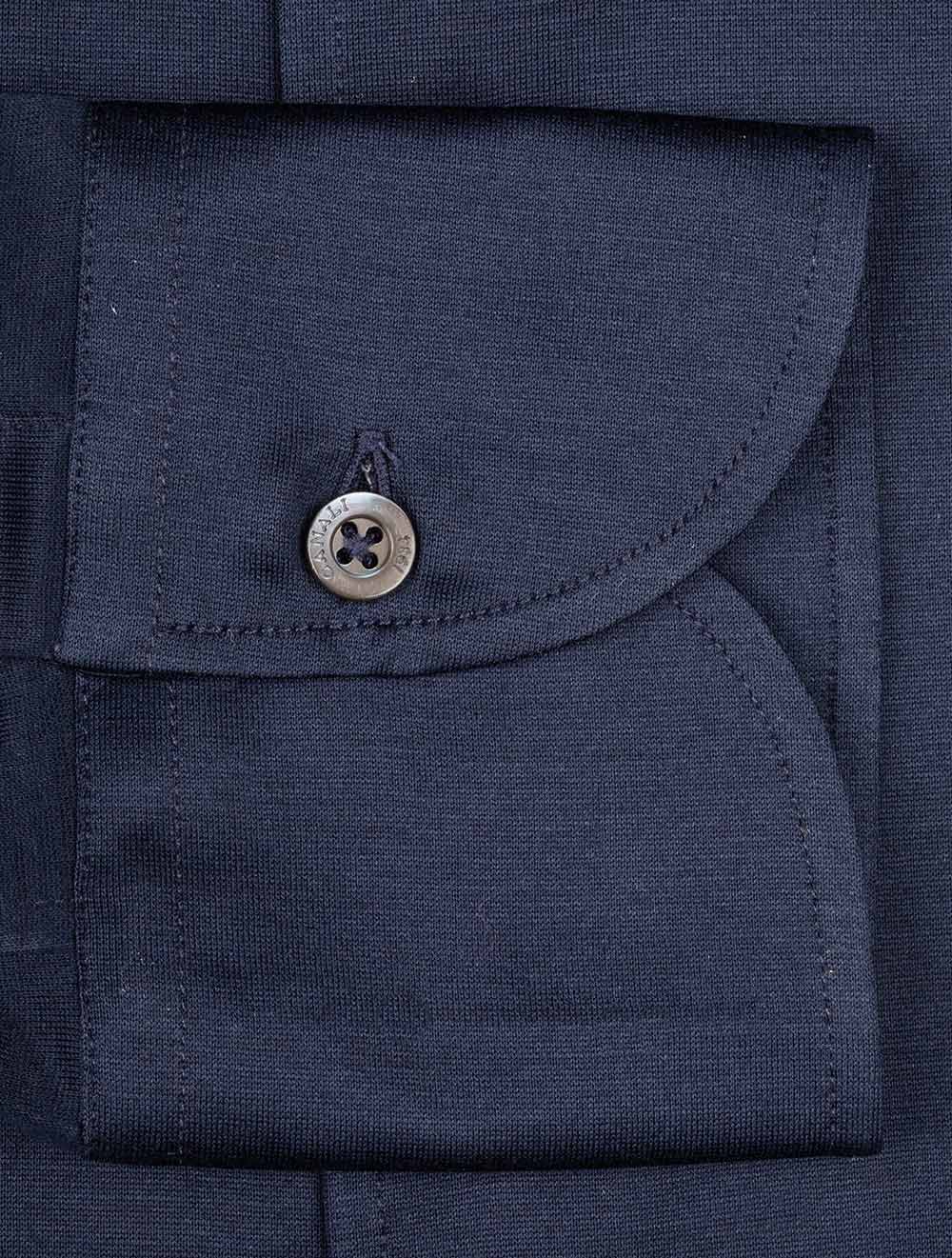 Canali Casual Shirt-Navy AI3