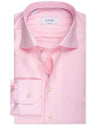 Eton Contemporary Herringbone Shirt Pink MI