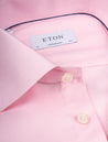 Eton Contemporary Herringbone Shirt Pink AI2