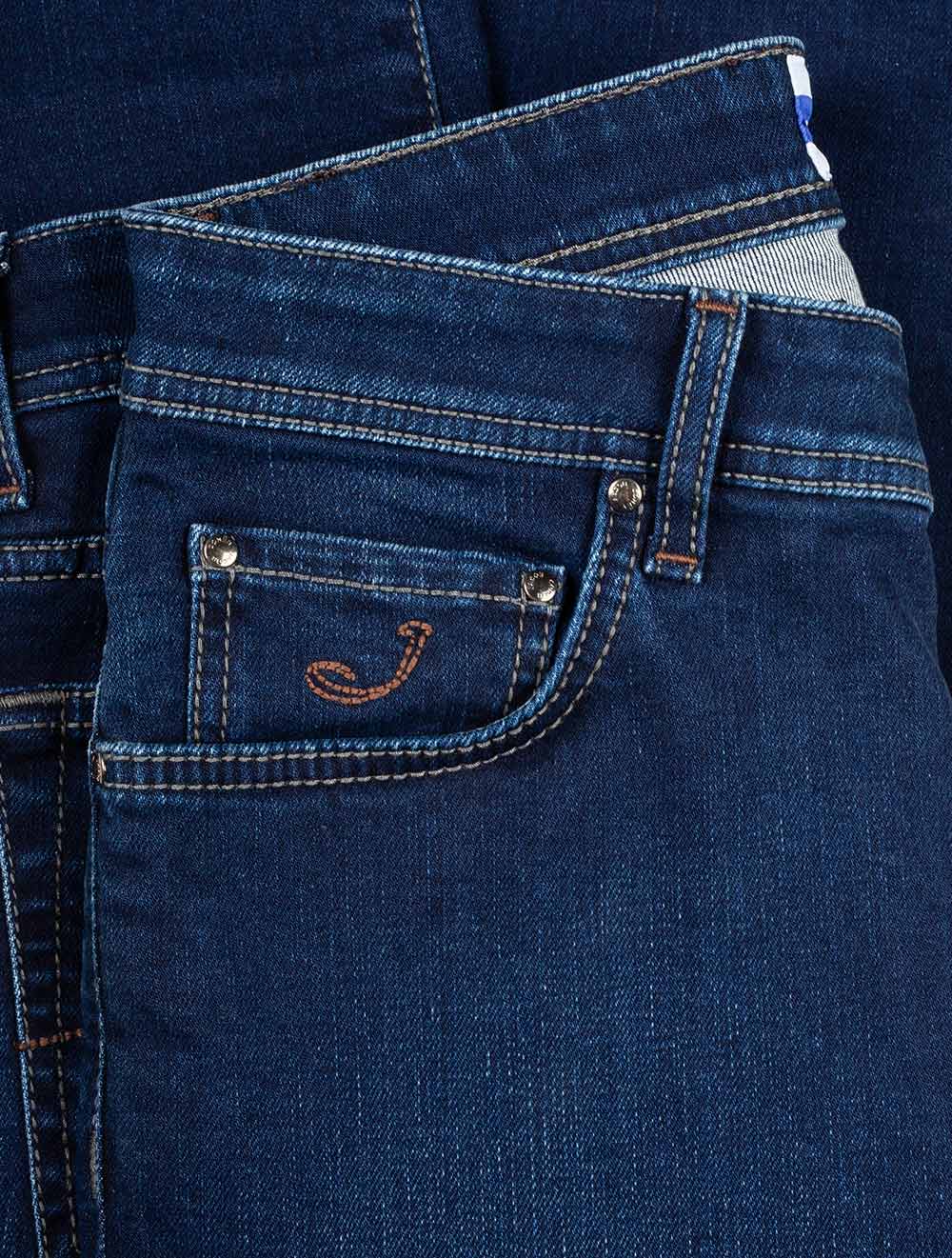 Jacob Cohen Nick Brown Badge Jean Blue 265d AI2