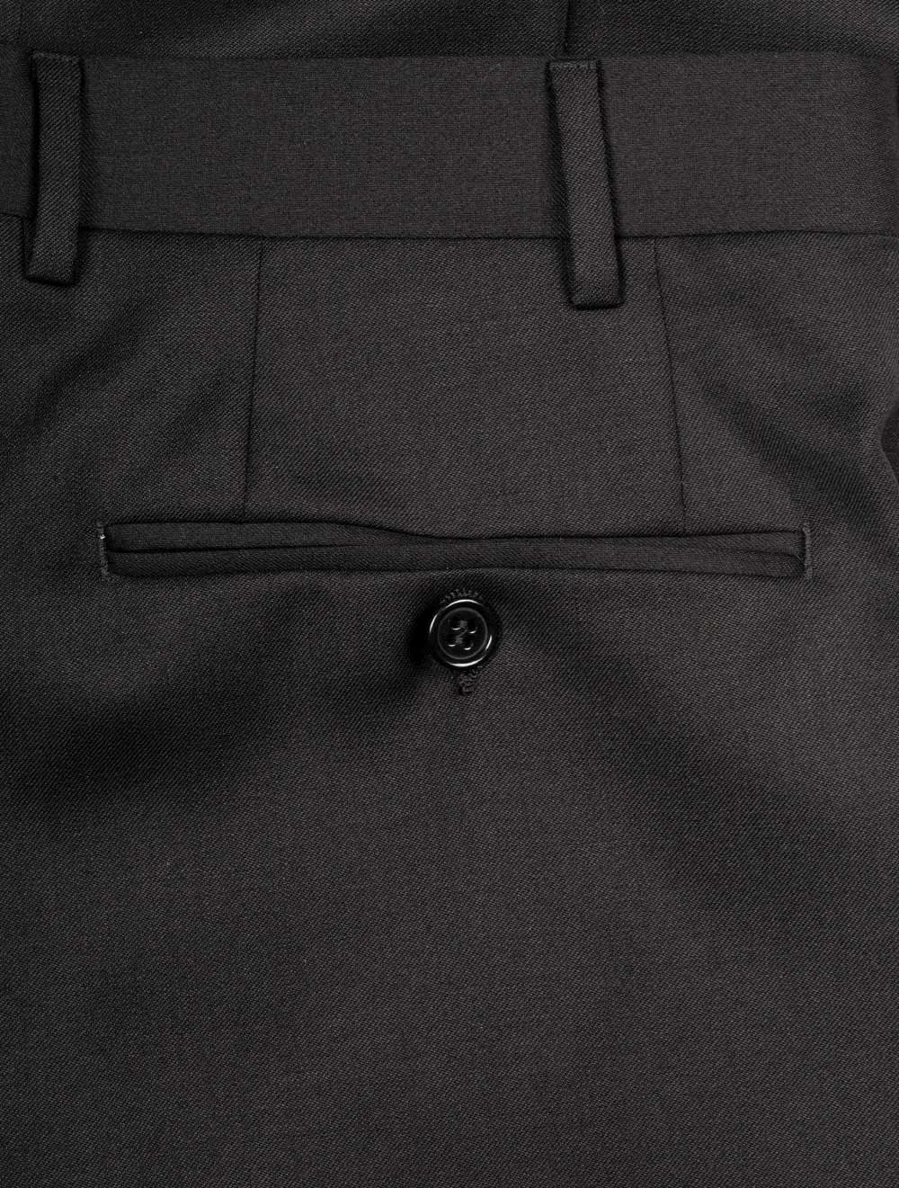 Canali Wool Formal Trousers Black AI3