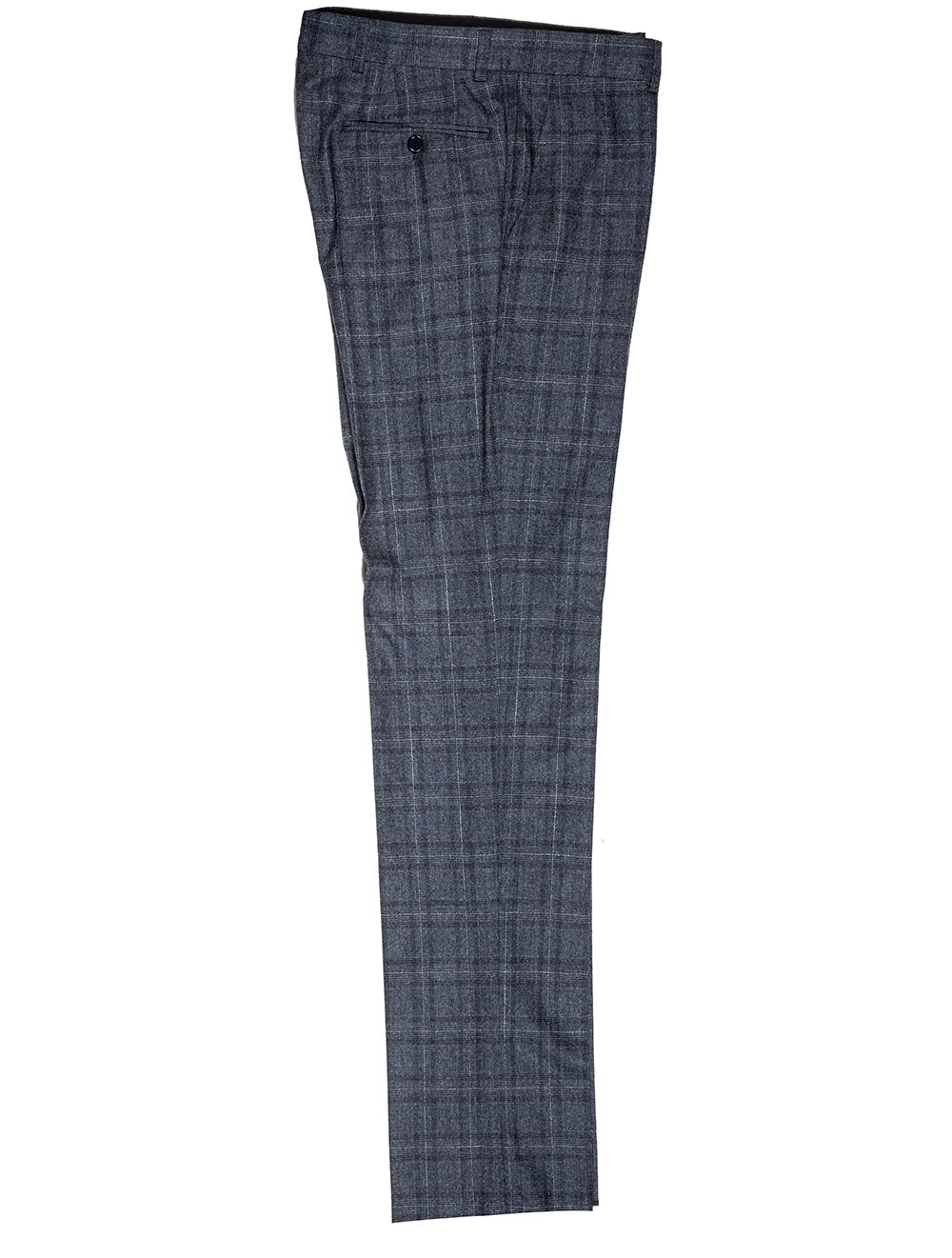 Louis Copeland Check Trouser Blue AI1