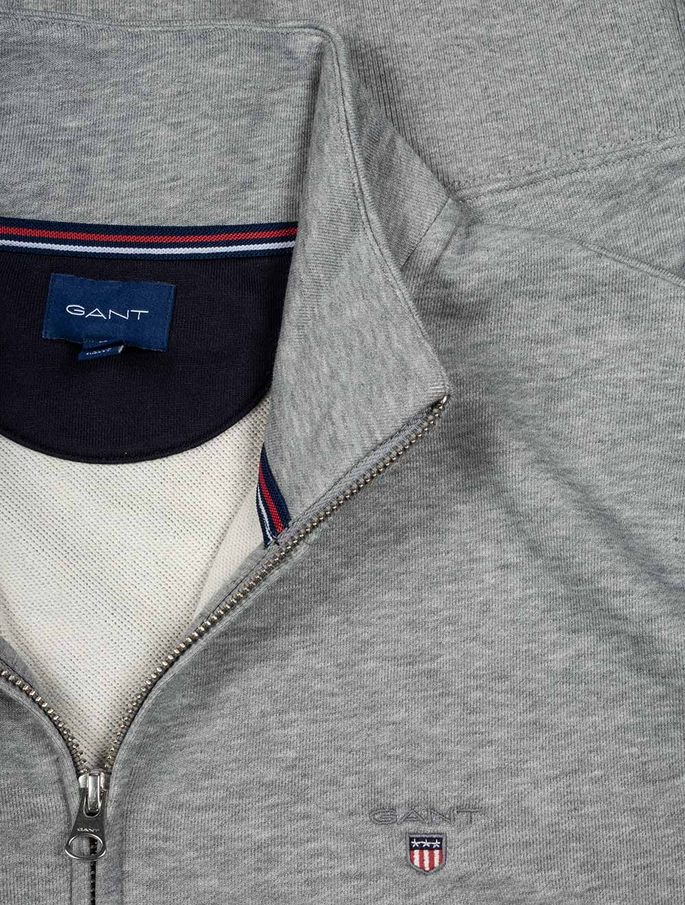 Gant Original Full-Zip Cardigan Grey Melange AI3