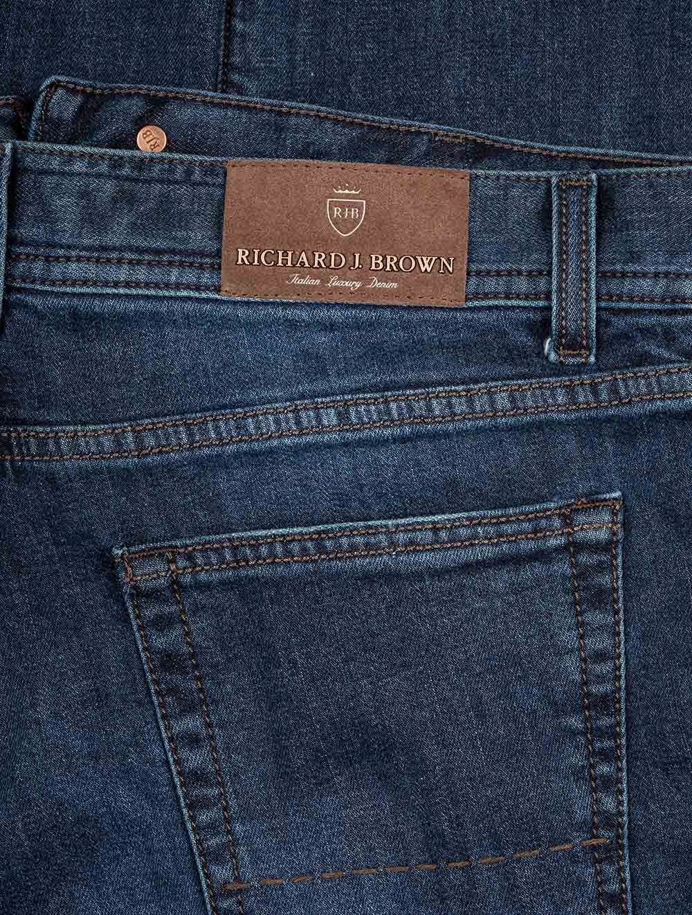 Richard J Brown Blue Denim Cashmere Jeans Blue AI2