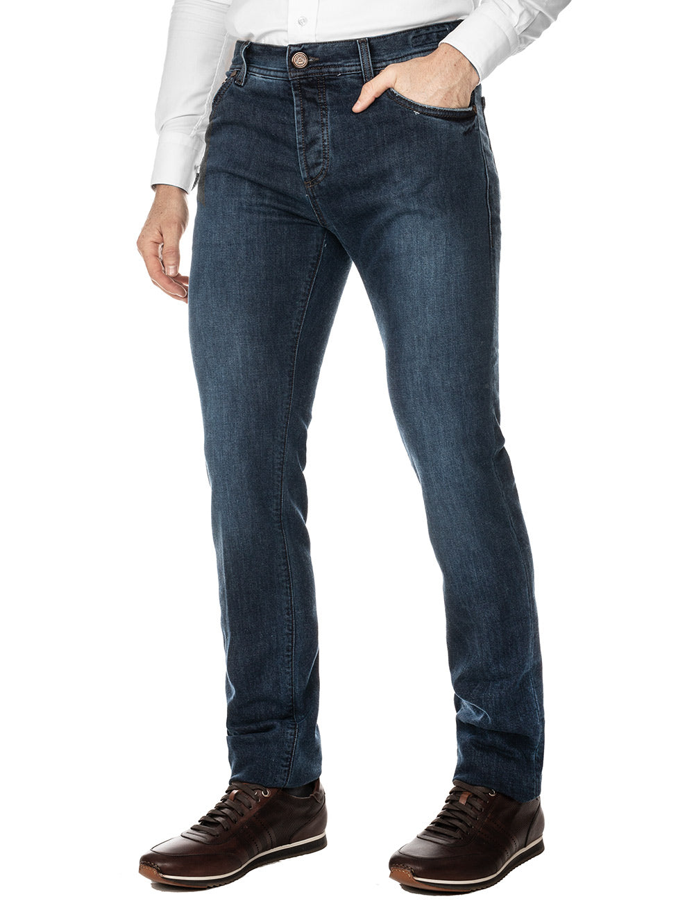 Richard J Brown Blue Denim Cashmere Jeans Blue MI