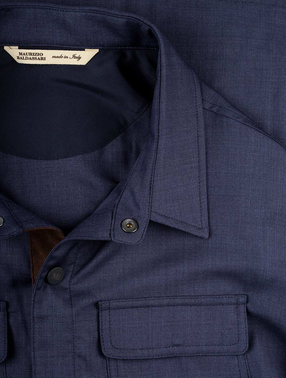 Maurizio Baldassari Overshirt Blue AI1