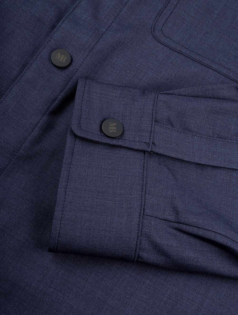 Maurizio Baldassari Overshirt Blue AI2