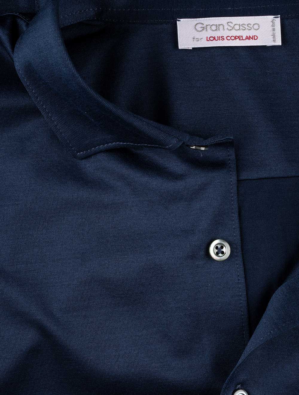 Gran Sasso Jersey Navy Shirt Navy Blue AI1