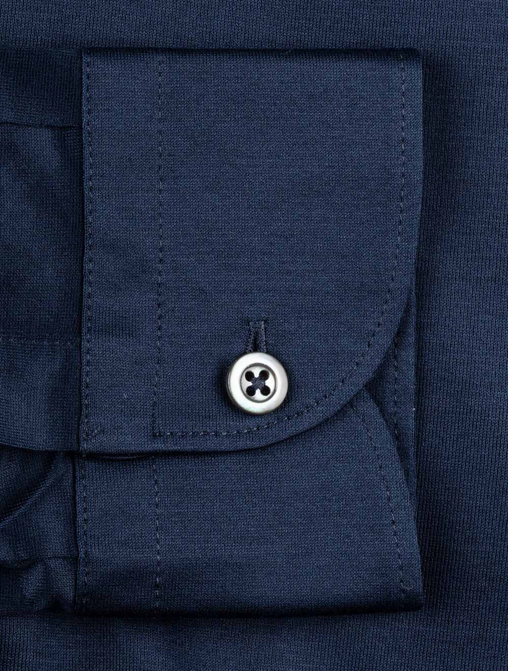 Gran Sasso Jersey Navy Shirt Navy Blue AI3