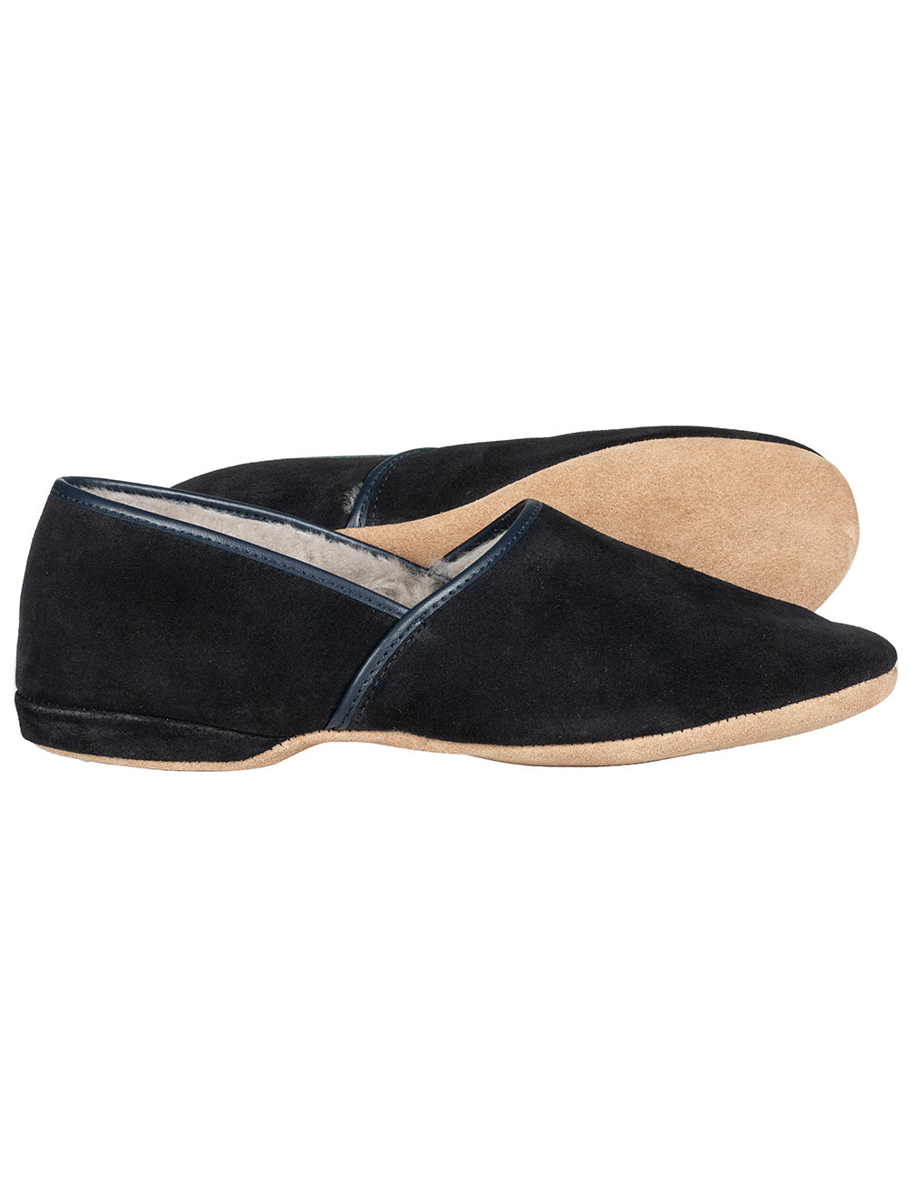 CRAWFORD SUEDE SHEEPSKIN NAVY