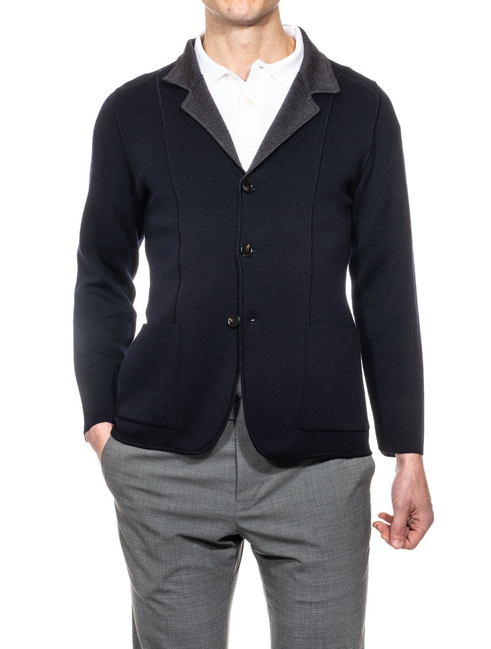 Maurizio Baldassari Reversible Swacket Navy MI