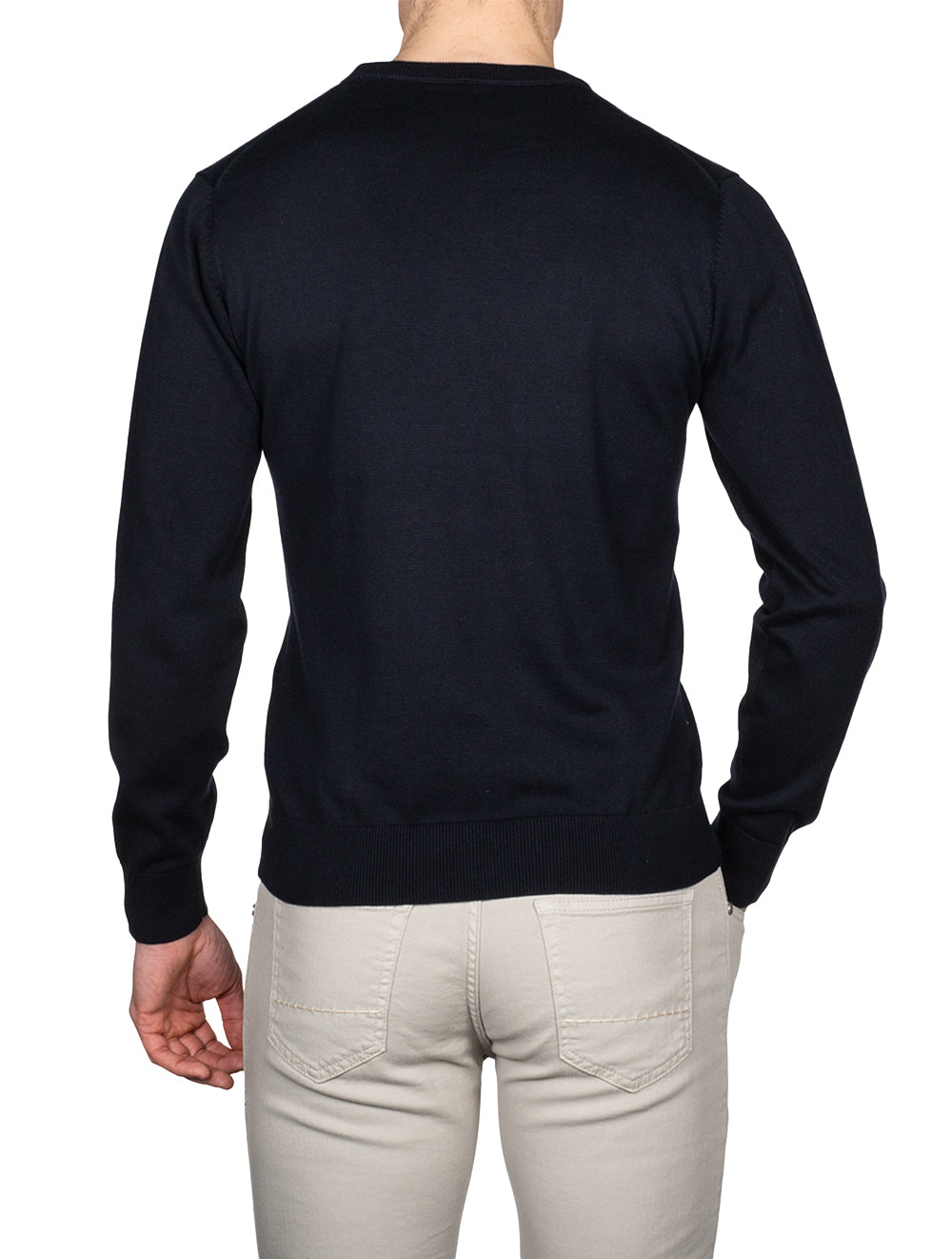 Gant Classic Cotton Crewneck Evening Blue AI2