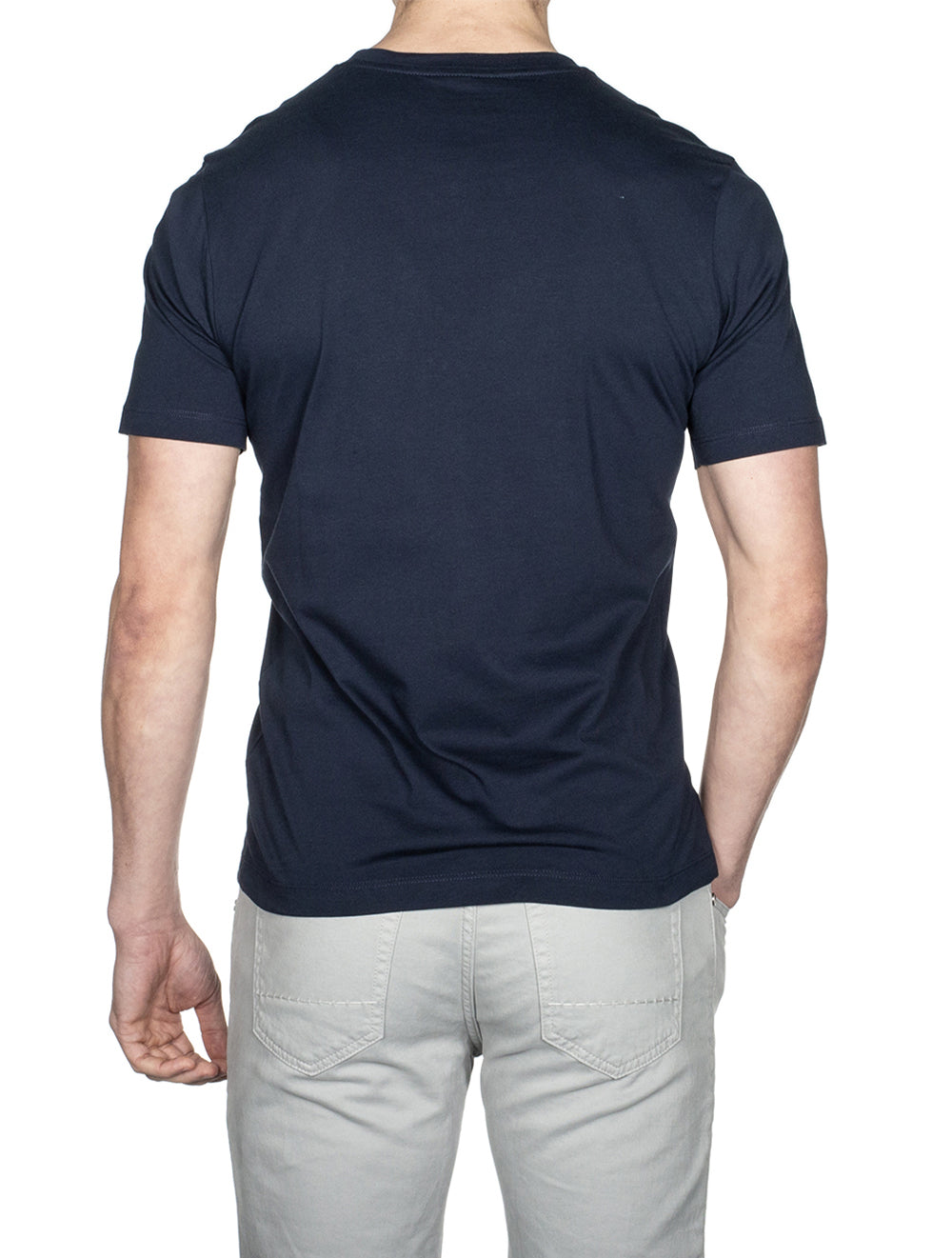 Paul And Shark Round Neck Tshirt Navy AI2