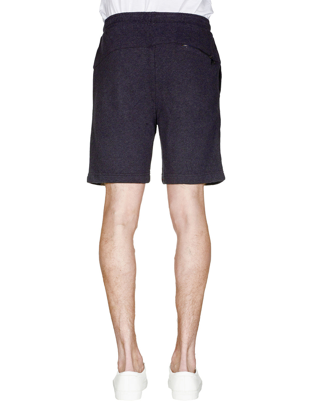 Derek Rose Basel Sweat Shorts Navy AI2