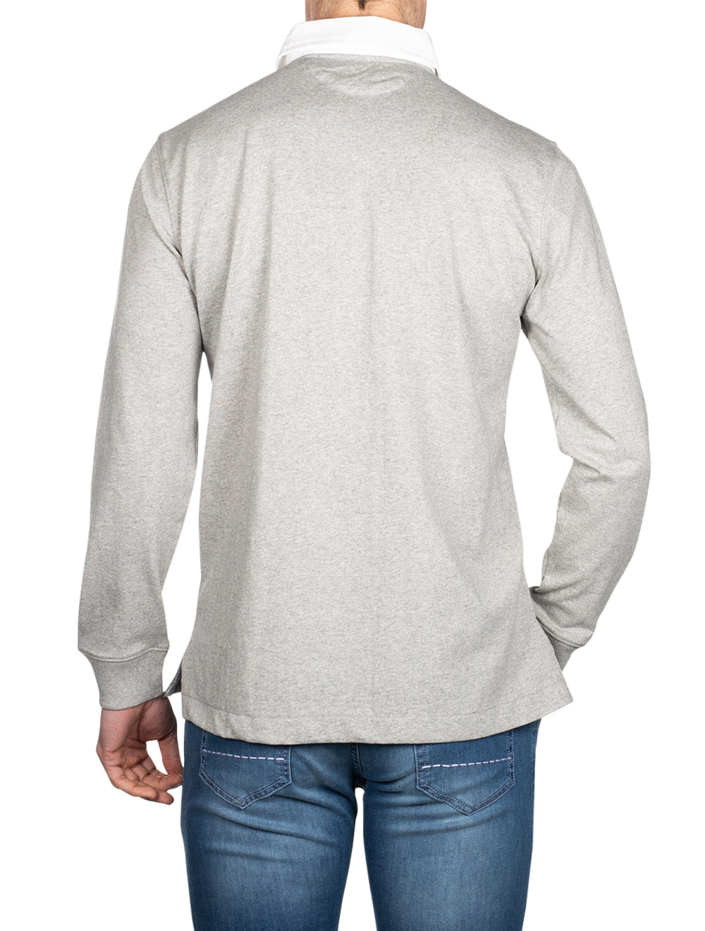 Ralph Lauren Long Sleeve Rugby Top Grey AI2