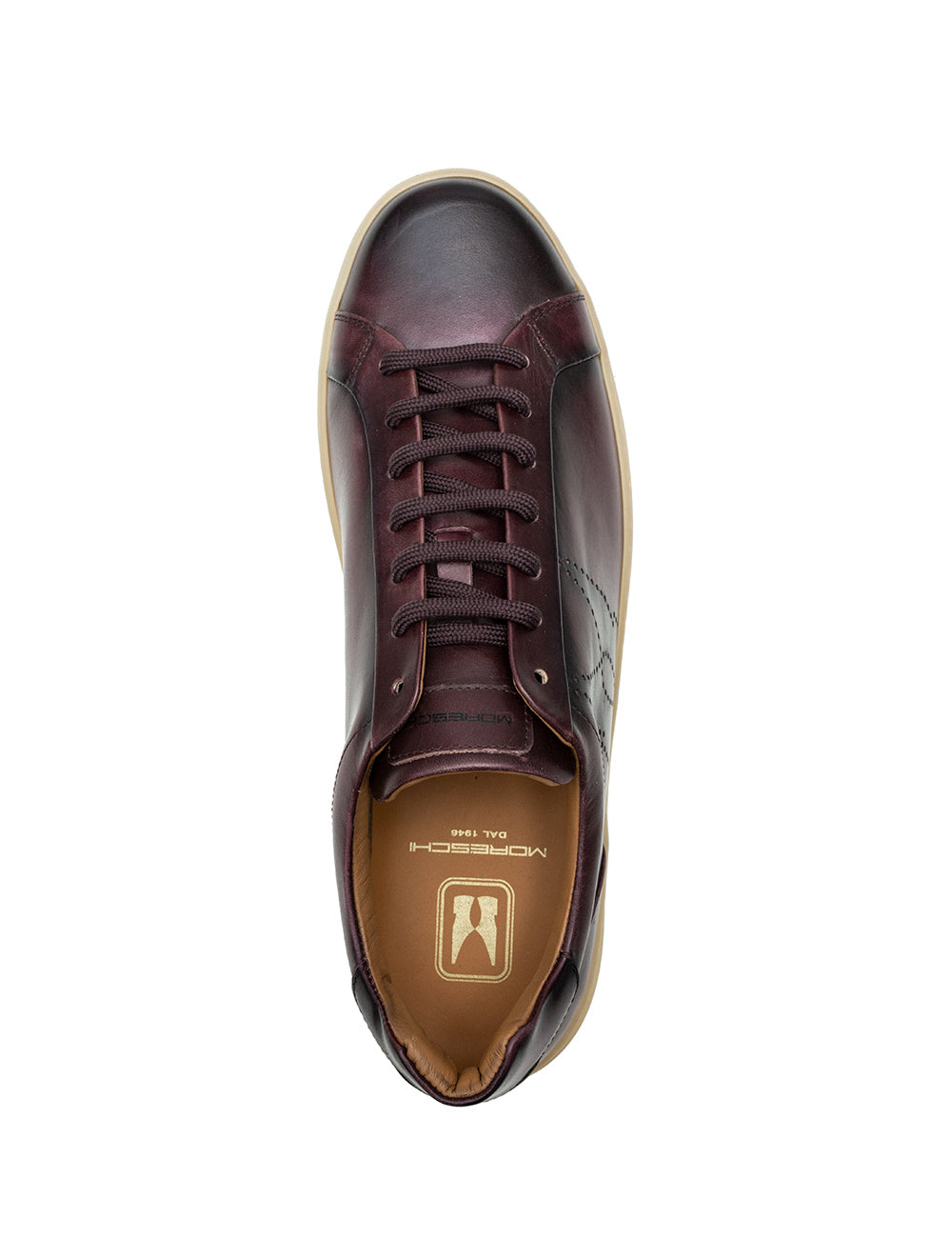 Moreschi Buffered Calfskin Sneaker