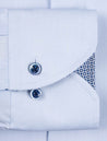 Stenstroms Fitted Contrast Inlay Shirt Blue