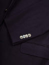 Louis Copeland Ribbed Jacket Navy 2 Button Sinlge Breasted Half Lined 2