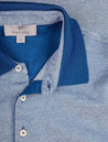 Canali Contrast Collar Polo Shirt Blue/305 AI1