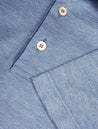 Canali Contrast Collar Polo Shirt Blue/305 AI2