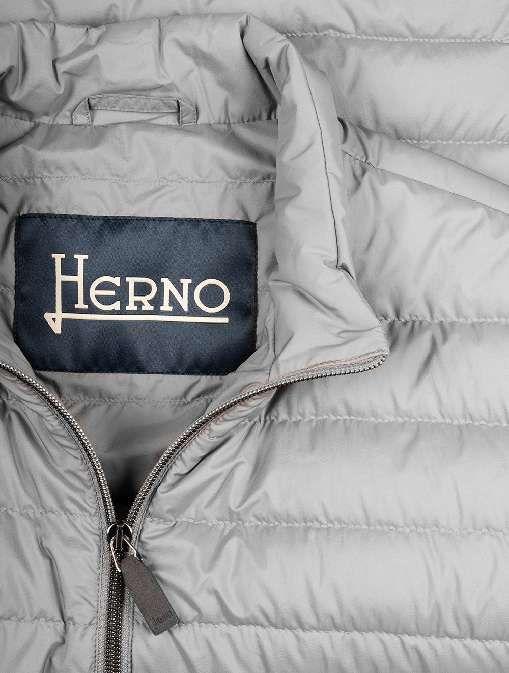 Herno Padded Woven Vest Grey AI1