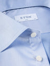 Eton Blue Double Cuff Slim Fit Shirt AI1