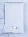 Eton Blue Double Cuff Slim Fit Shirt AI2