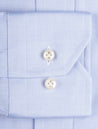 The Louis Copeland Super Slim Single Cuff Shirt Blue