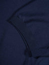 Canali Knitted Polo Shirt Navy