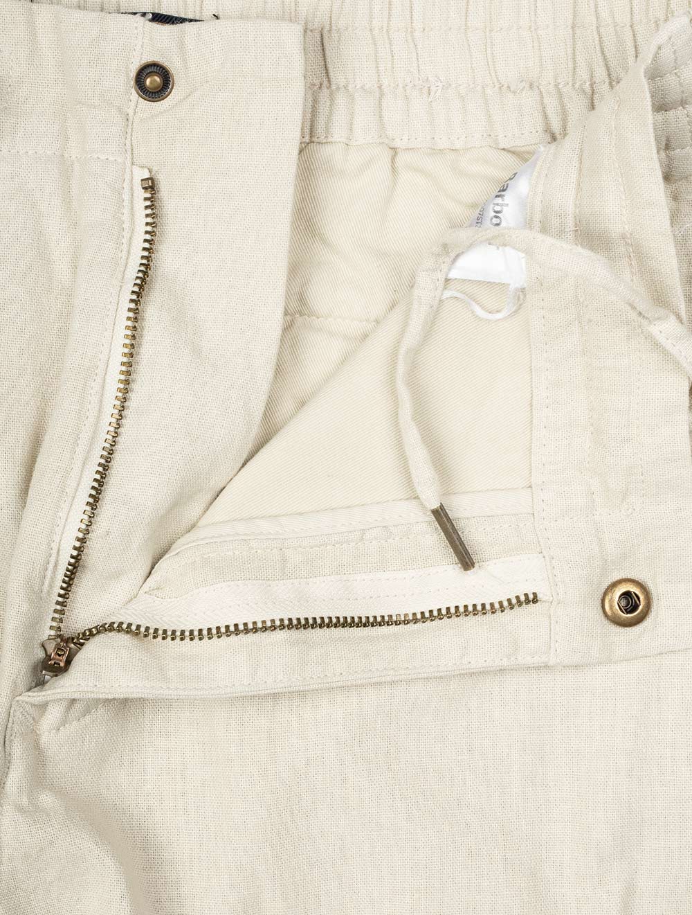 BARBOUR Linen Shorts Stone