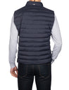 Herno Blue Woven Gilet