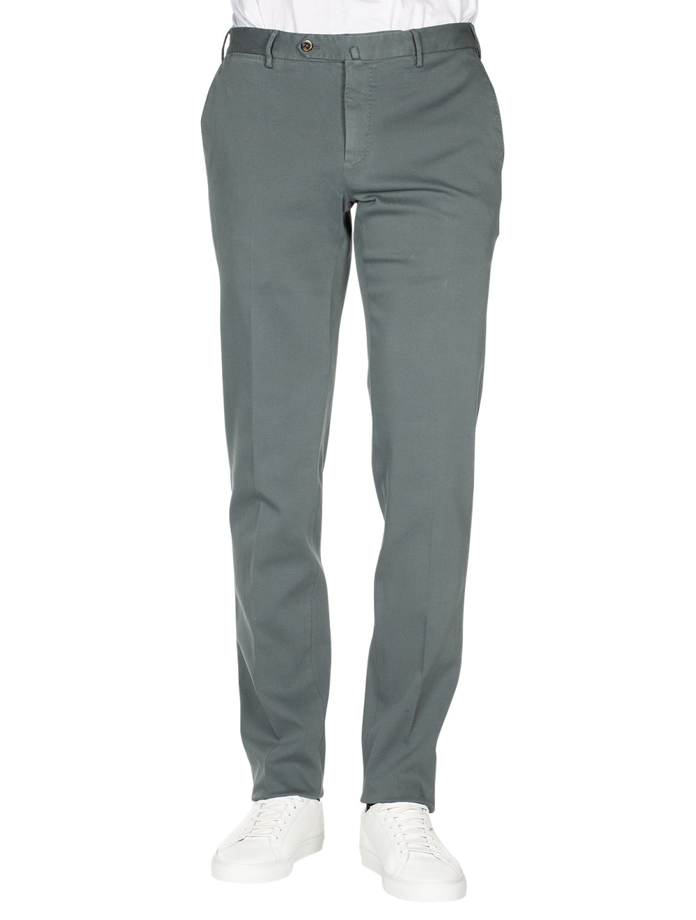 Pt01 Stretch Cotton Chinos Grey AI1