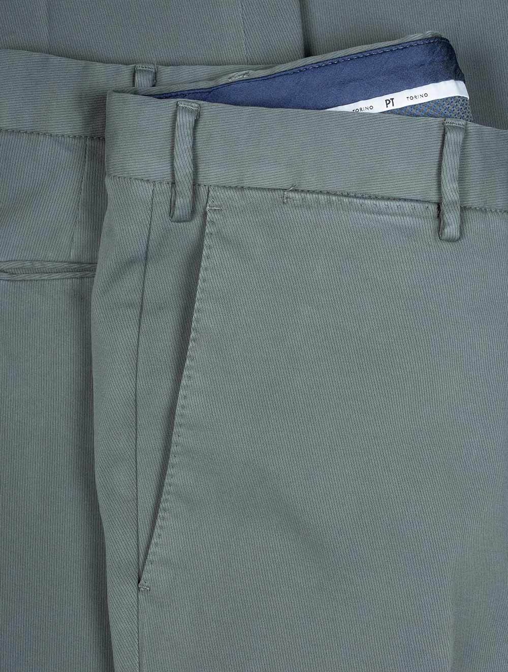 Pt01 Stretch Cotton Chinos Grey AI4